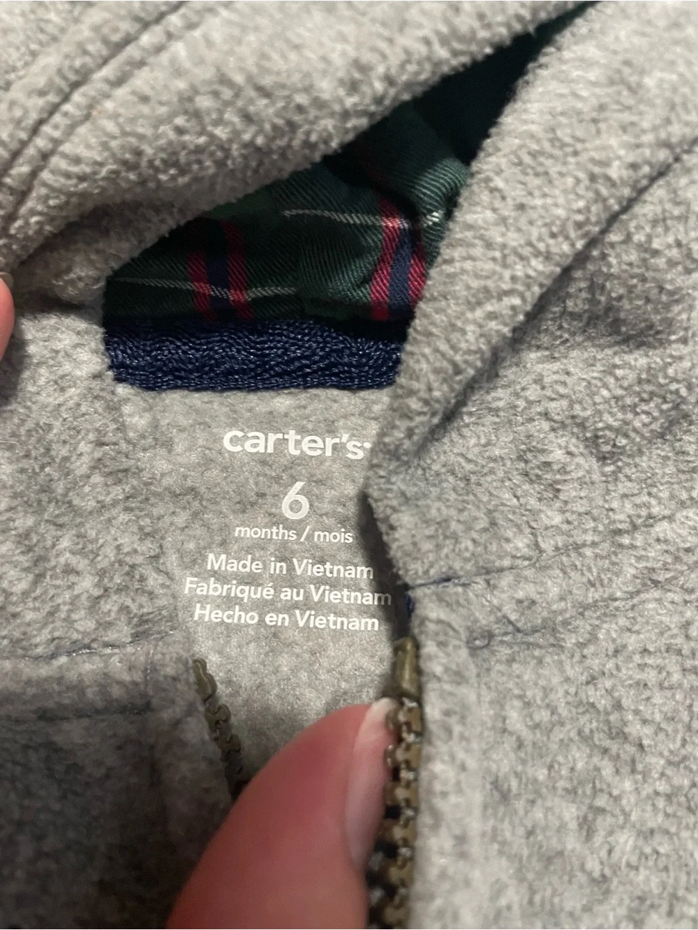 2/$12 Carter's Moose One Piece -Boy